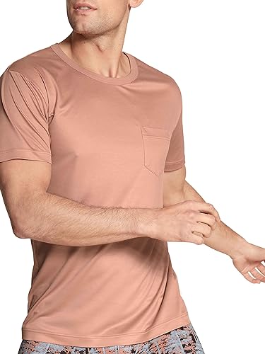 Calida Herren 100% Nature Lounge T-Shirt, Cork, 52-54 von CALIDA