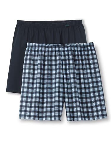 CALIDA Prints Benefit Boxershorts, 2er-Pack Herren, im Doppelpack, mit überzogenem Bund von CALIDA