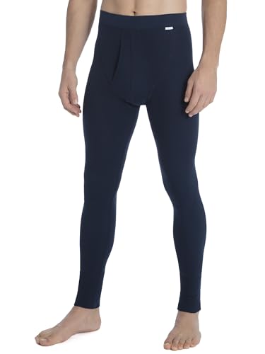 CALIDA Cotton 1:1 Leggings Herren, Lange Unterhose, Feinripp, mit Eingriff und Softbund von CALIDA