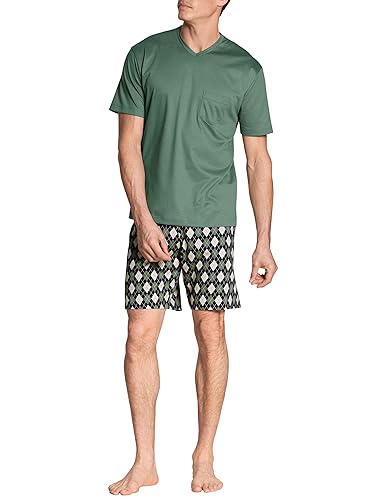 Calida Herren Relax Streamline Pyjamaset, Laurel Green, 58-60 von CALIDA