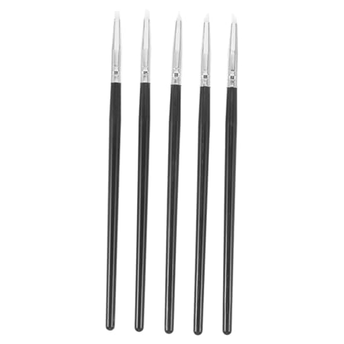 5 Stück Teiliges Nagelkunst Skulptur Silikonpinsel für Effekte Zeichnen und Modellieren für Professionelle und Private Nutzung Schwarz 5 Stück Teiliges Nagelkunst Skulptur Silikonpinsel für Effekte Zeichnen und Modellieren für Professionelle und Private Nutzung Schwarz von CALLARON