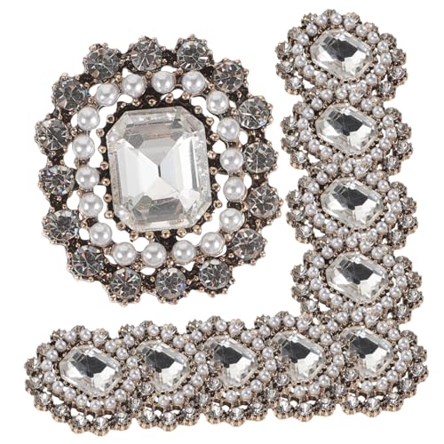 CALLARON 10St Handgefertigte Schmuckaccessoires haar zubehör haarschmuck Diy Strass-Ornamente Retro-Flatback Strasssteine ​​mit flacher Rückseite Strasssteine ​​zum Basteln Knopf schmücken von CALLARON