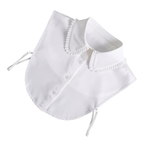 CALLARON Elegante Chiffonbluse Mit Falschem Kragen - Damen Kunstkragen - Kostümzubehör - Halbes Hemd Mit Falschem Kragen CALLARON Elegante Chiffonbluse Mit Falschem Kragen - Damen Kunstkragen - Kostümzubehör - Halbes Hemd Mit Falschem Kragen von CALLARON