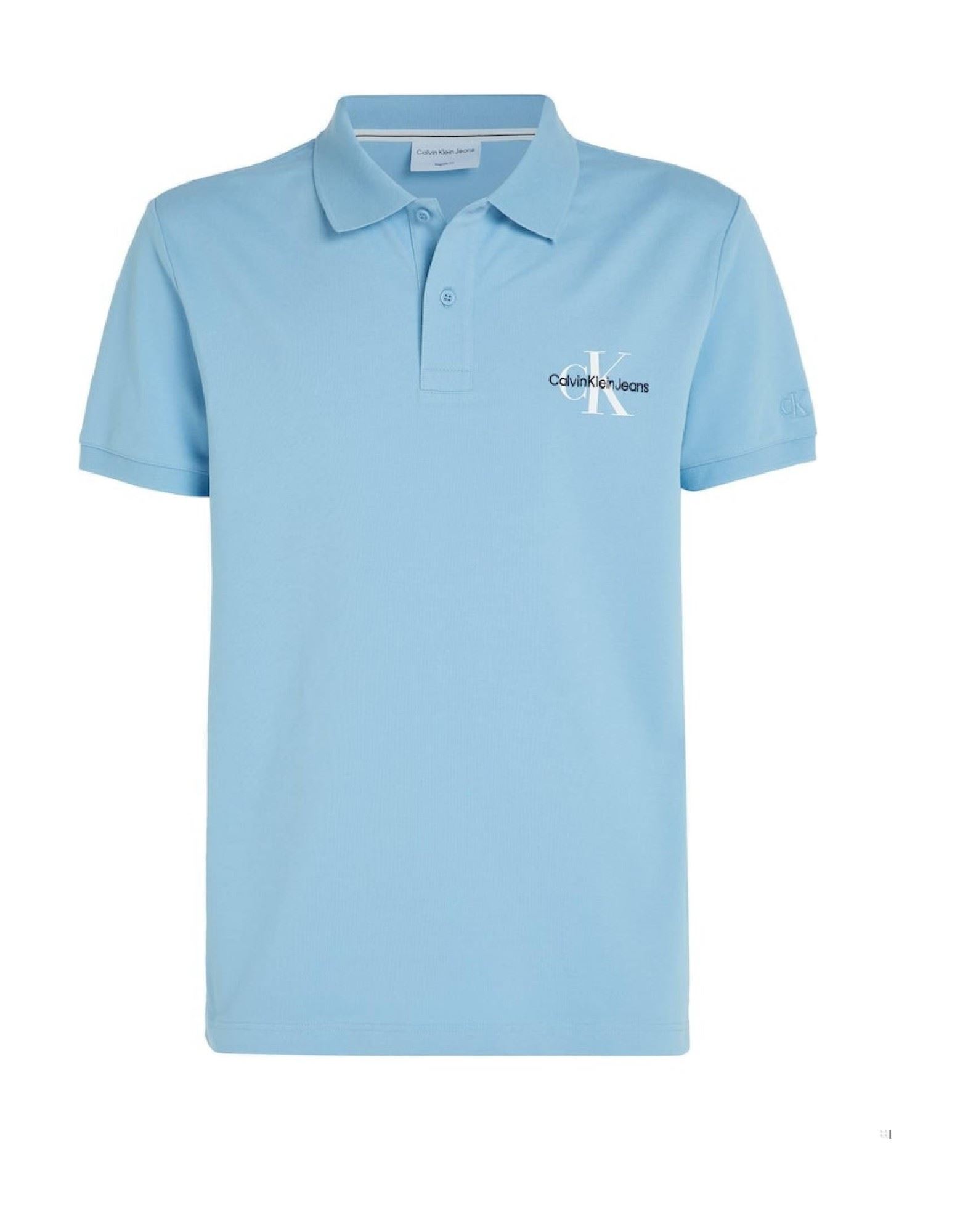 CALVIN KLEIN Poloshirt Herren Azurblau von CALVIN KLEIN