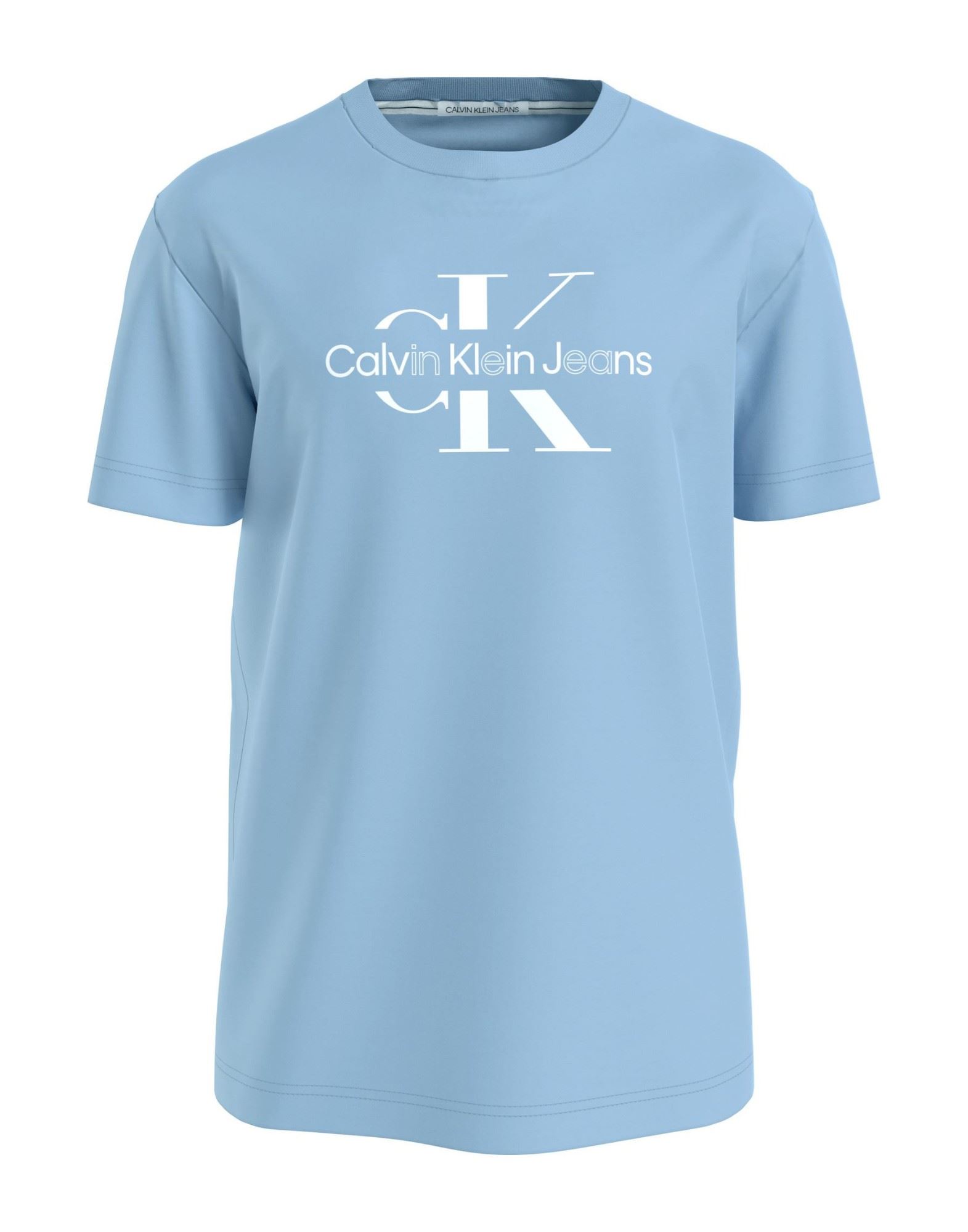 CALVIN KLEIN T-shirts Herren Azurblau von CALVIN KLEIN