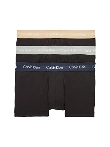 Calvin Klein Herren Taille, 3 Stück Unterhose mit niedriger Leibhöhe, B-Shoreline/Clem/Travertine WB, L von Calvin Klein Jeans