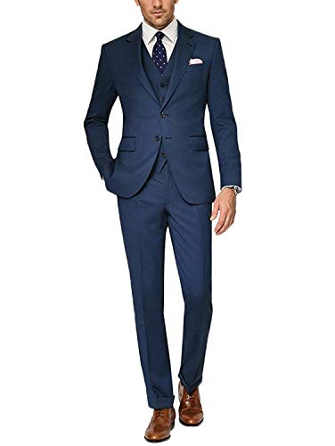 CALVINSUIT Herren Anzug 3-teilig Slim Fit Smoking mit Zwei Knöpfen für die Business Hochzeitsfeier lässig CALVINSUIT Herren Anzug 3-teilig Slim Fit Smoking mit Zwei Knöpfen für die Business Hochzeitsfeier lässig von CALVINSUIT