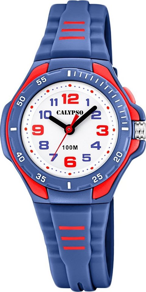 CALYPSO WATCHES Quarzuhr Calypso Kinder Uhr K5757/5 Kunststoff PU, (Analoguhr), Kinder Armbanduhr rund, Kunststoff, PUarmband blau, Fashion von CALYPSO WATCHES