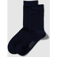 camano Socken mit Label-Detail Modell 'SILKY FEEL' in Marine, Größe 39-42 camano Socken mit Label-Detail Modell 'SILKY FEEL' in Marine, Größe 39-42 von CAMANO