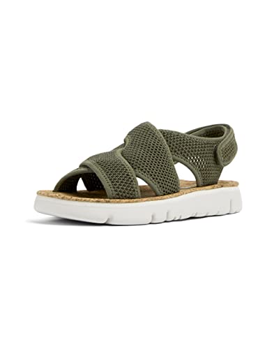 Camper Damen Oruga K201562 Flat Sandal, Grün 001, 39 EU von Camper