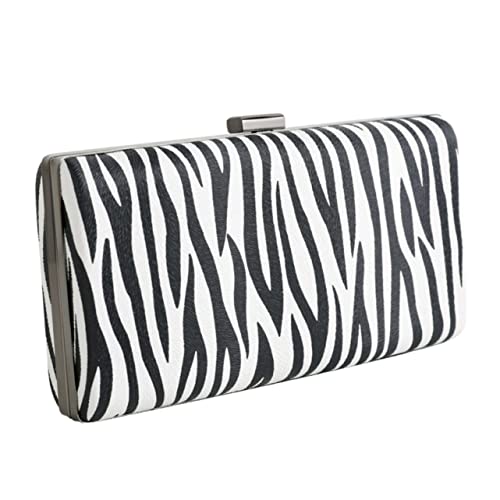 CANIGHT 1stück Zebra Streifen Handtasche Für Damen Tragbare Kosmetiktasche Für Handy Schmuck Und Accessoires Abendtasche Für Besondere Anlässe Weißes Design CANIGHT 1stück Zebra Streifen Handtasche Für Damen Tragbare Kosmetiktasche Für Handy Schmuck Und Accessoires Abendtasche Für Besondere Anlässe Weißes Design von CANIGHT