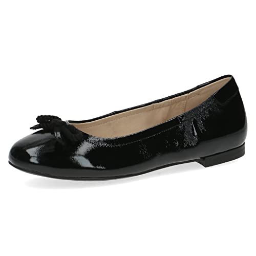 Caprice Damen 9-9-22112-20 Ballerina, Black Naplak, 36 EU von CAPRICE