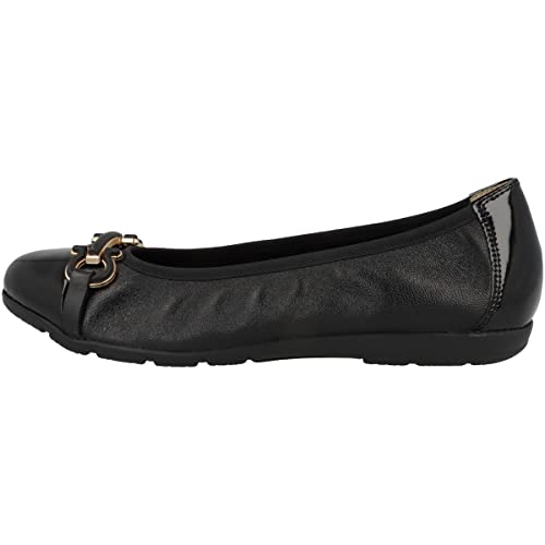 Caprice Damen 9-9-22172-20 Ballerina, Black Nappa CO, 36 EU von CAPRICE