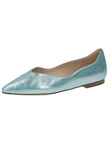 Caprice Damen 9-9-22110-20 Ballerina, Turquoise MET, 36 EU von CAPRICE