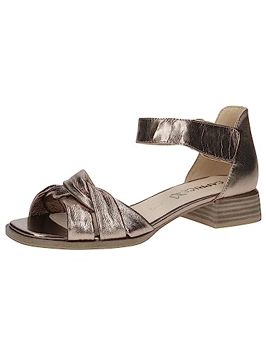 Caprice Damen 9-9-28202-20 Sandale Absatz, Taupe METALLIC, 39 EU von CAPRICE