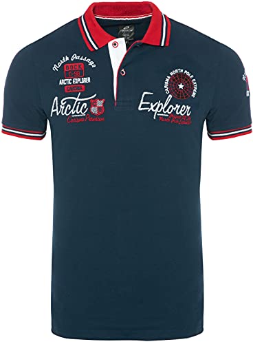 Carisma Kurzarm Poloshirt für Herren 3XL, Navy 100% Baumwolle • Herren Polo Shirt mit Stickerei • Regular Fit Shirt mit angenehmen von Carisma