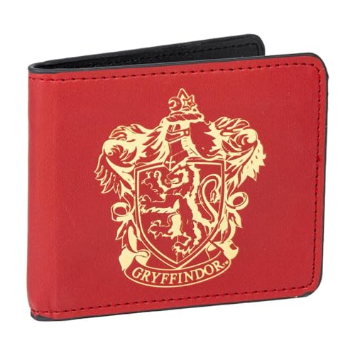 Harry Potter Geldbörse Kartenhalter Geldscheine Tasche Zubehör 10 cm, Gryffindor, 10 cm von CARTOON