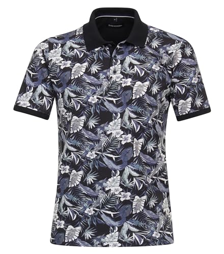 CASAMODA Polo-Shirt Print Dunkelblau XL von CASAMODA