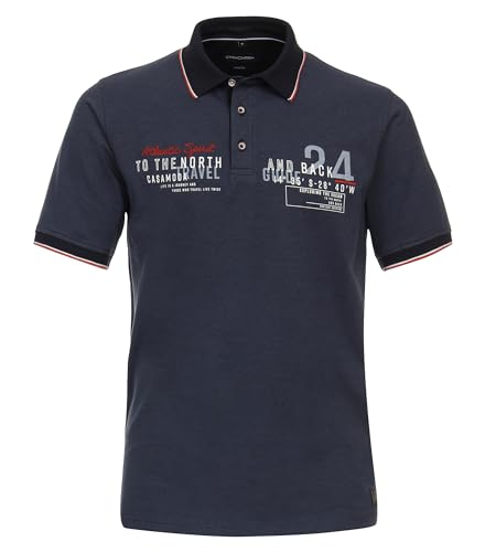 CASAMODA Polo-Shirt Uni Dunkelblau XL von CASAMODA