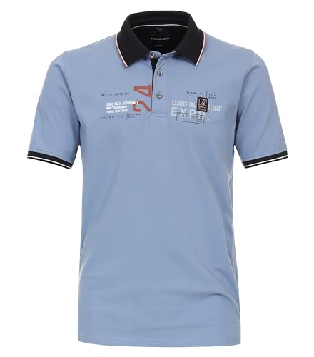 CASAMODA Polo-Shirt Uni Hellblau XXL von CASAMODA