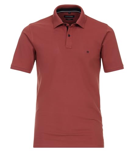 CASAMODA Polo-Shirt Uni Mittelrot 5XL von CASAMODA