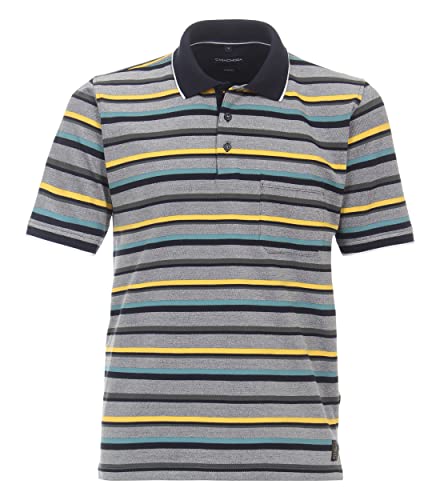 CASAMODA Polo-Shirt gestreift Türkis L von CASAMODA