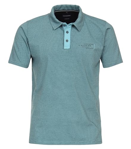 CASAMODA Polo-Shirt gestreift Türkis XXL von CASAMODA