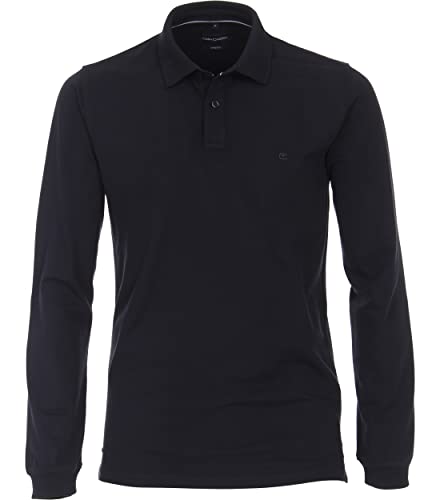 CASAMODA Polo-Shirt Langarm Uni Dunkelblau L von CASAMODA