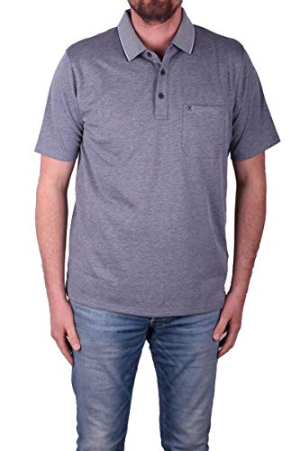 CASAMODA Polo-Shirt Uni Weißblau 5XL von CASAMODA