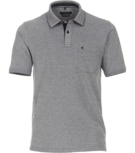 CASAMODA Polo-Shirt Uni graues Dunkelblau 3XL von CASAMODA