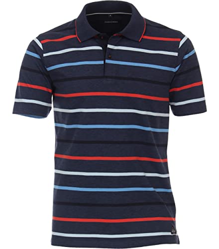 CASAMODA Polo-Shirt gestreift Hellrot M von CASAMODA