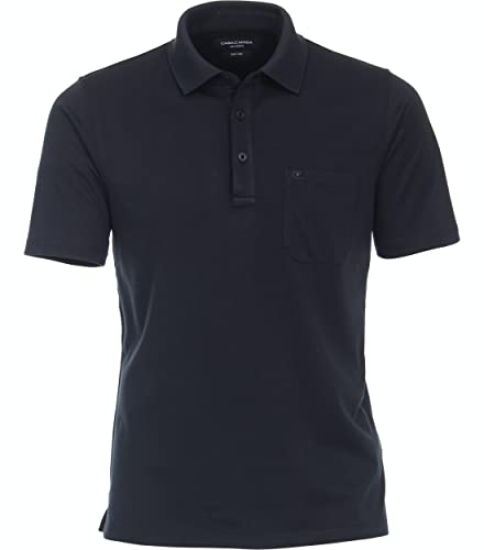 CASAMODA Poloshirt Halbarm Brusttasche geknöpfter Kragen Navy Größe XXL von CASAMODA