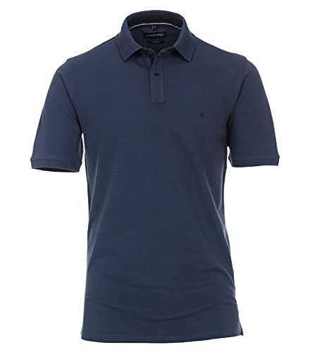 CASAMODA Poloshirt Halbarm Polokragen geknöpft Navy Größe X6L von CASAMODA