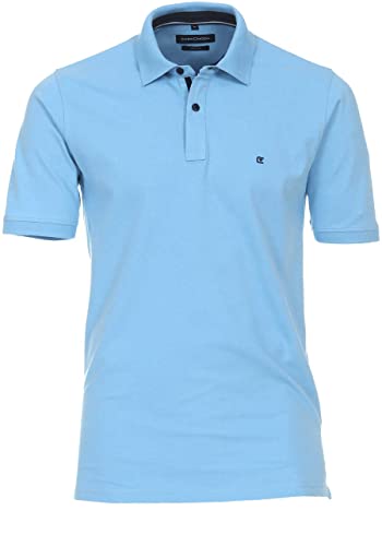 CASAMODA Poloshirt Halbarm Polokragen geknöpft eisblau Größe L von CASAMODA