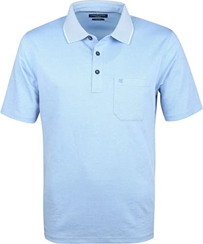 CASAMODA Polo-Shirt Uni Himmelblau 3XL von CASAMODA