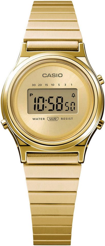 CASIO VINTAGE Chronograph, Quarzuhr, Armbanduhr, Damenuhr, digital, Datum, Tagesalarm von CASIO VINTAGE