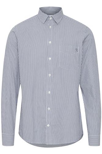 CASUAL FRIDAY - CFAnton LS CA Striped Shirt - Shirt - 20504767, Größe:L, Farbe:Dark Navy (194013) von CASUAL FRIDAY