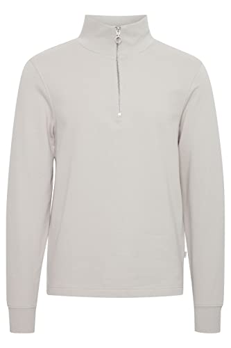 CASUAL FRIDAY CFSebastian Herren Sweatshirt Troyer Pullover mit Stehkragen und Reißverschluss, Größe:S, Farbe:Chateau Gray (154503) von CASUAL FRIDAY