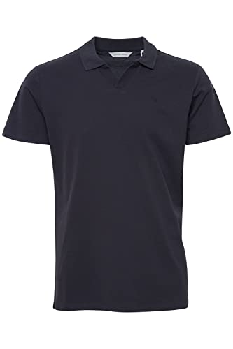 CASUAL FRIDAY CFTristan SS Pique Polo Shirt Herren Poloshirt Polohemd Polokragen ohne Knöpfe Regular Fit Hochwertige Baumwoll-Qualität, Größe:M, Farbe:Dark Navy (194013) von CASUAL FRIDAY