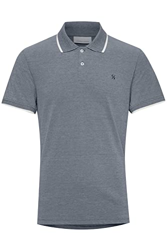 CASUAL FRIDAY CFTristan Two Tone Polo Shirt Herren Poloshirt Polohemd T-Shirt mit Polokragen aus 100% Baumwolle, Größe:M, Farbe:Navy Blazer (193923) von CASUAL FRIDAY