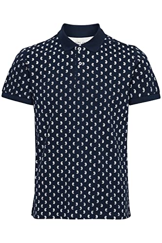 CASUAL FRIDAY CFTristanHerren Poloshirt Polohemd T-Shirt mit Polokragen aus 100% Baumwolle Gemustert, Größe:S, Farbe:Navy Blazer (193923) von CASUAL FRIDAY