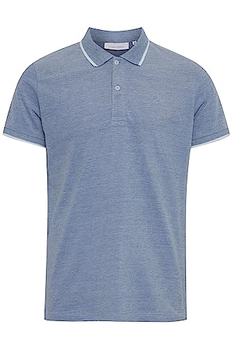 CASUAL FRIDAY CFTristan Two Tone Polo Shirt Herren Poloshirt Polohemd T-Shirt mit Polokragen aus 100% Baumwolle, Größe:S, Farbe:Bijou Blue (183921) von CASUAL FRIDAY