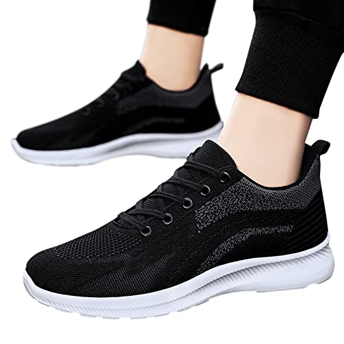 CAUYDY Herren Arbeitsschuhe,Herren Slip on Sneakers Mesh Atmungsaktiv Laufschuhe Bequem Turnschuhe Outdoor Fitness Sportschuhe Leichtgewichts Straßenlaufschuhe von CAUYDY