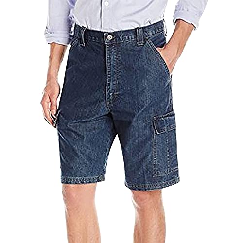 CAUYDY Kurze Jeans Herren Slim Herren Jeans Short Regular Slim Fit Kurze Basic Stretch Shorts Baumwolle Bermuda Sommer Hose Denim von CAUYDY