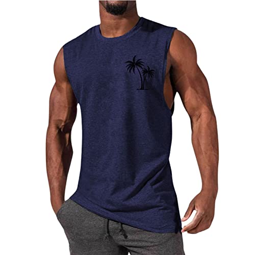 CAUYDY Tank Tops Für Männer Herren Tankshirt T-Shirt mit Hawaii-Druck Unterhemden Herren Muscle Shirt Herren-Westen von CAUYDY