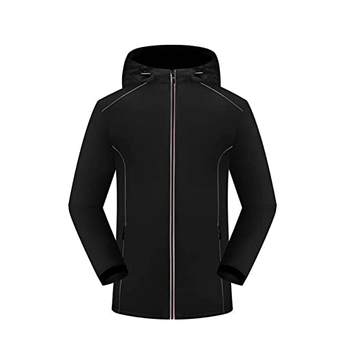 Sommerjacke Damen Leicht Elegant,Regenjacke Damen Gutschein wasserdichte Softshelljacke Outdoorjacke Atmungsaktive Packbare Übergangsjacke Leichte Jacke mit Kapuze für Frühlings Herbst zum Wandern Tr von CAUYDY