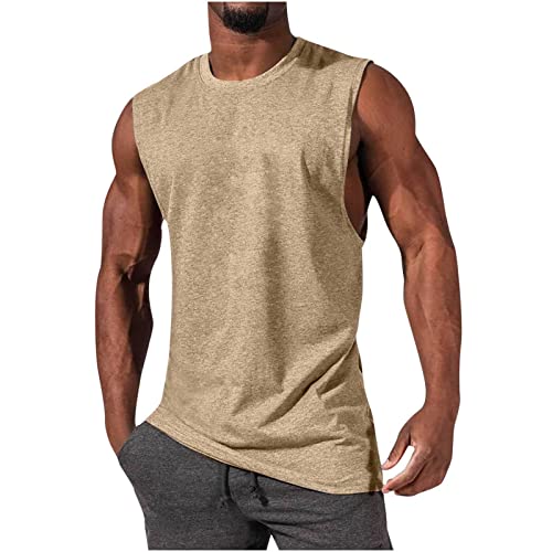 TräGershirt,Herren Tank Top Muskelshirts Intensive Schnell Trocknend V Ausschnitt Workout Fitness Bewegungsfreiheit, Für Training und andere Sport Herren Neopren Sauna Weste Body Shaperwear Schwitzwes von CAUYDY