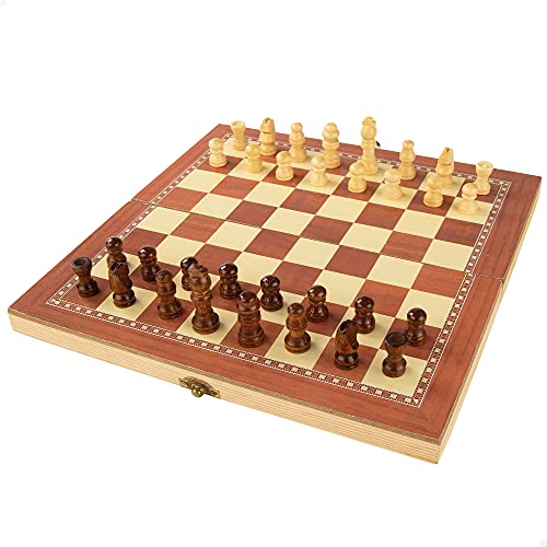 ColorBaby 49374 - CB Games-Schach, Holz, 30 x 15 cm von COLORBABY