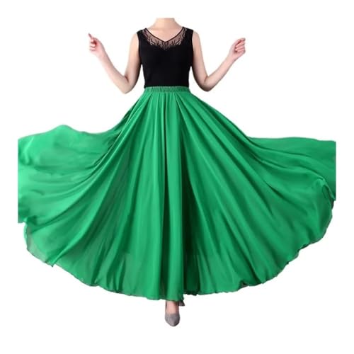 Flamenco-Rock for Damen, 720-Grad-Vollkreis-Swing-Rock, spanisches Tanzkostüm, fließender, gerüschter Lagenrock for Auftritte, Halloween-Party, rotes Buntstift-Themen-Outfit for Erwachsene(Green_XXL) Flamenco-Rock for Damen, 720-Grad-Vollkreis-Swing-Rock, spanisches Tanzkostüm, fließender, gerüschter Lagenrock for Auftritte, Halloween-Party, rotes Buntstift-Themen-Outfit for Erwachsene(Green_XXL) von CBFGGOEUDFBS