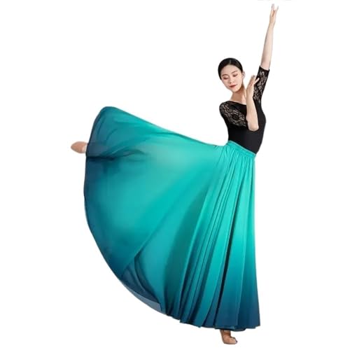 Flamenco-Rock for Damen, 720-Grad-Vollkreis-Swing-Rock, spanisches Tanzkostüm, fließender, gerüschter Lagenrock for Auftritte, Halloween-Party, rotes Buntstift-Themen-Outfit for Erwachsene(Green_S) Flamenco-Rock for Damen, 720-Grad-Vollkreis-Swing-Rock, spanisches Tanzkostüm, fließender, gerüschter Lagenrock for Auftritte, Halloween-Party, rotes Buntstift-Themen-Outfit for Erwachsene(Green_S) von CBFGGOEUDFBS